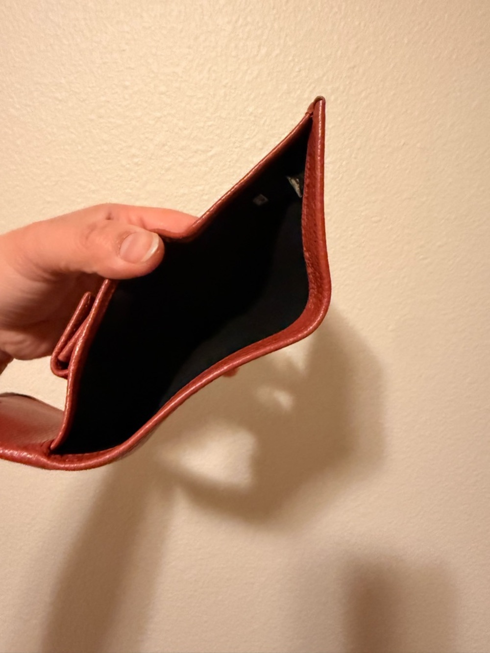 See By Chloé Rust Red Pebbled Leather Short Wallet - Picture 6 of 10